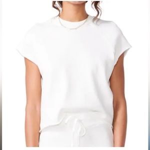 Monrow Cut-off Raglan Tee